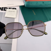 SQUARE FRAME SUNGLASSES G8384 IN METAL AND ACETATE