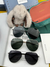 AVIATOR FRAME SUNGLASSES 575760 IN METAL