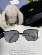 SQUARE FRAME SUNGLASSES G81937 IN ACETATE AND METAL