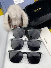 SQUARE FRAME SUNGLASSES G81937 IN ACETATE AND METAL