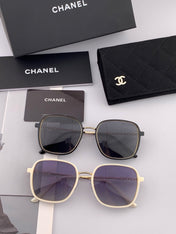 SQUARE SUNGLASSES CH0826 IN METAL