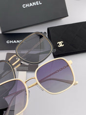 SQUARE SUNGLASSES CH0826 IN METAL