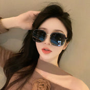SQUARE SUNGLASSES CH0826 IN METAL