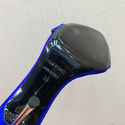 ANKLE SANDAL 10 CM IN COBALT BLUE SILK AND SHEEPSKIN