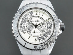 J12 38mm Automatic 20Th Anniversary White Ceramic