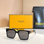 OVERSIZED FF DIAMONDS SQUARE FRAME SUNGLASSES FE40181 IN ACETATE