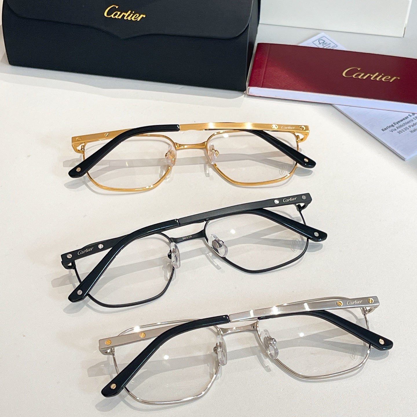 SANTOS SQUARE FRAME SUNGLASSES CT0553O IN METAL