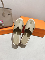 HM 25S HIGH WEDGE SANDALS IN WARM BEIGE LAMBSKIN STYLE 17