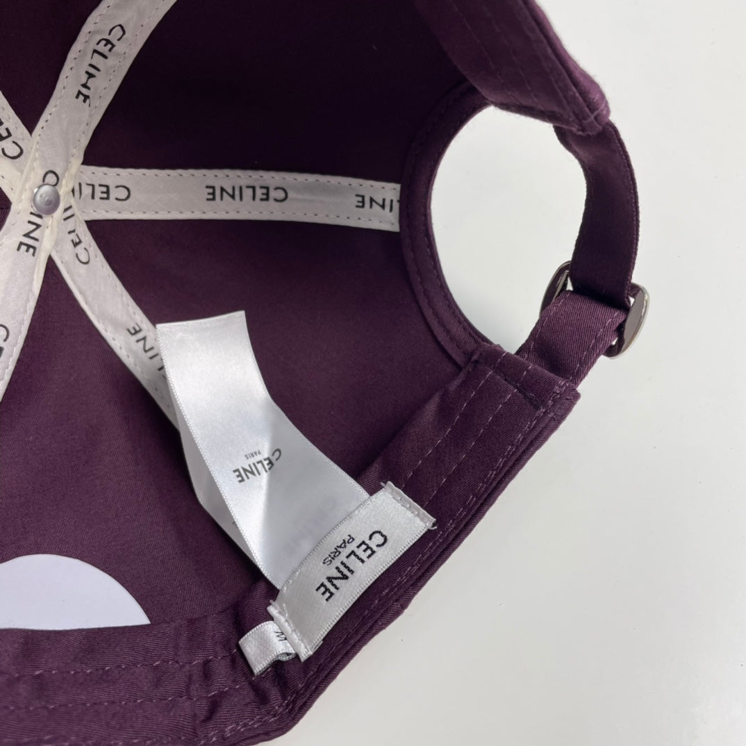 BASEBALL CAP MODEL 650713 IN WINE PURPLE COTTON