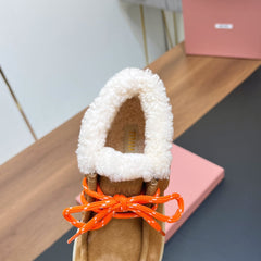 CHUKKA BOOTS IN CIDER BROWN SUEDE WITH WOOL LINING