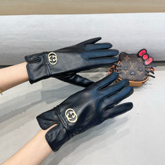 TOUCHSCREEN GLOVES IN BLACK SHEEPSKIN 391498