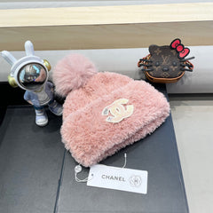 BEANIE HAT IN LIGHT PINK SOLF FLEECE 419712