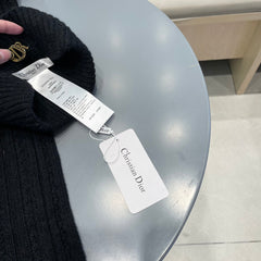 SET CLASSIC SCARF AND HAT IN BLACK CASHMERE AND RABBIT WOOL 433232