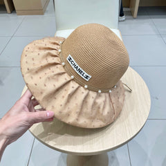 WIDE BRIM HAT IN BROWN STRAW 673032