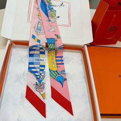 HERMES 25S NECKERCHIEF 86 IN SILK 991548