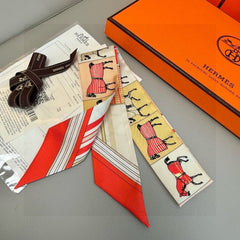 HERMES 25S NECKERCHIEF 86 IN SILK 991550