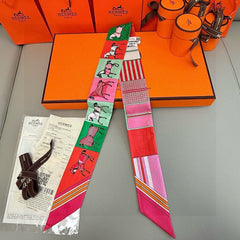 HERMES 25S NECKERCHIEF 86 IN SILK 991551