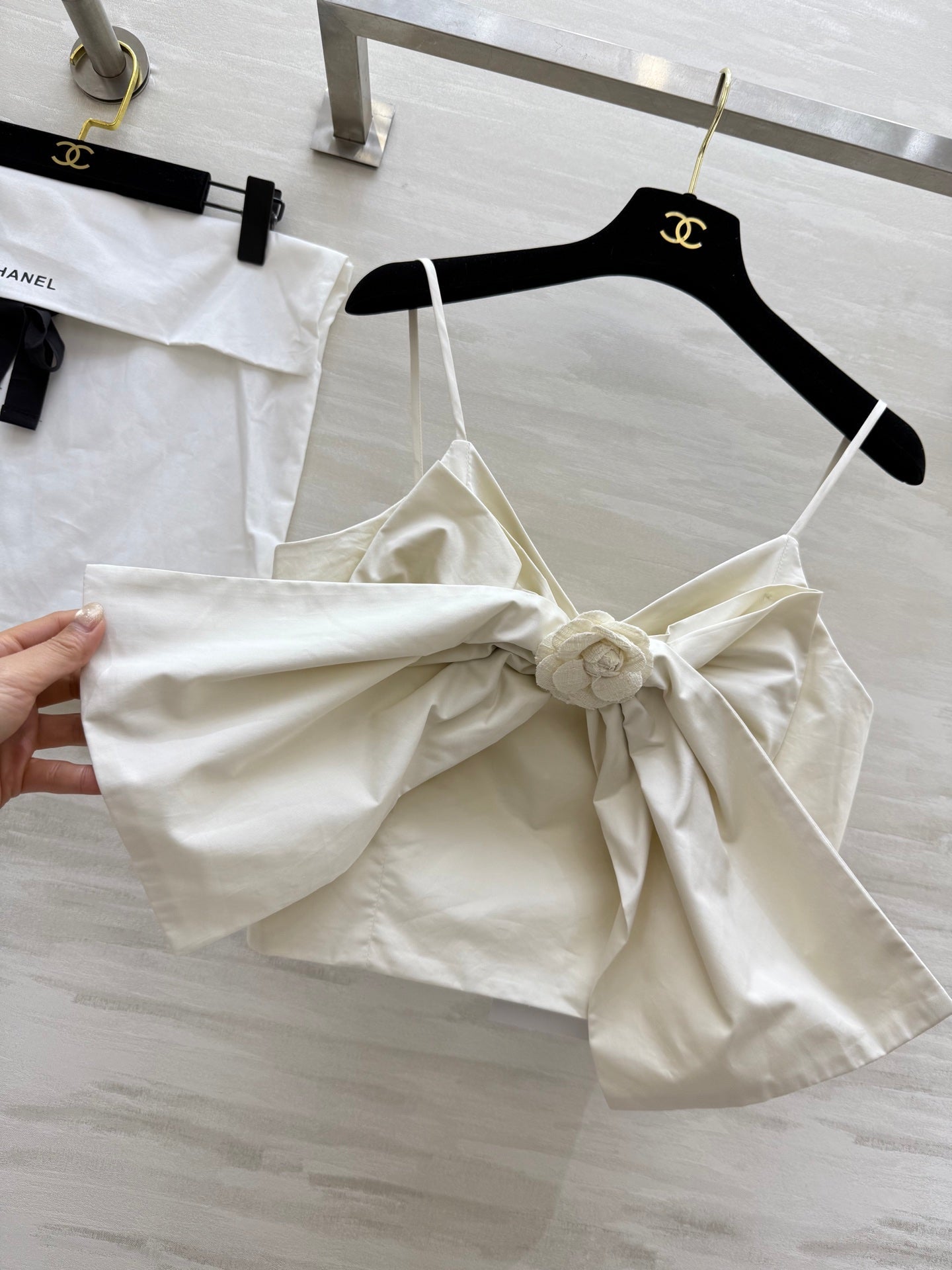 CHANEL 25S SPAGHETTI STRAP TOP STYLE 243