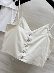 CHANEL 25S SPAGHETTI STRAP TOP STYLE 243