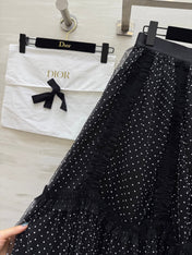 DIOR 25S LONG TULLE SKIRT STYLE 027