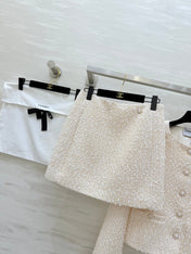 CHANEL 26S WOOL JACKET AND SKIRT SET 922