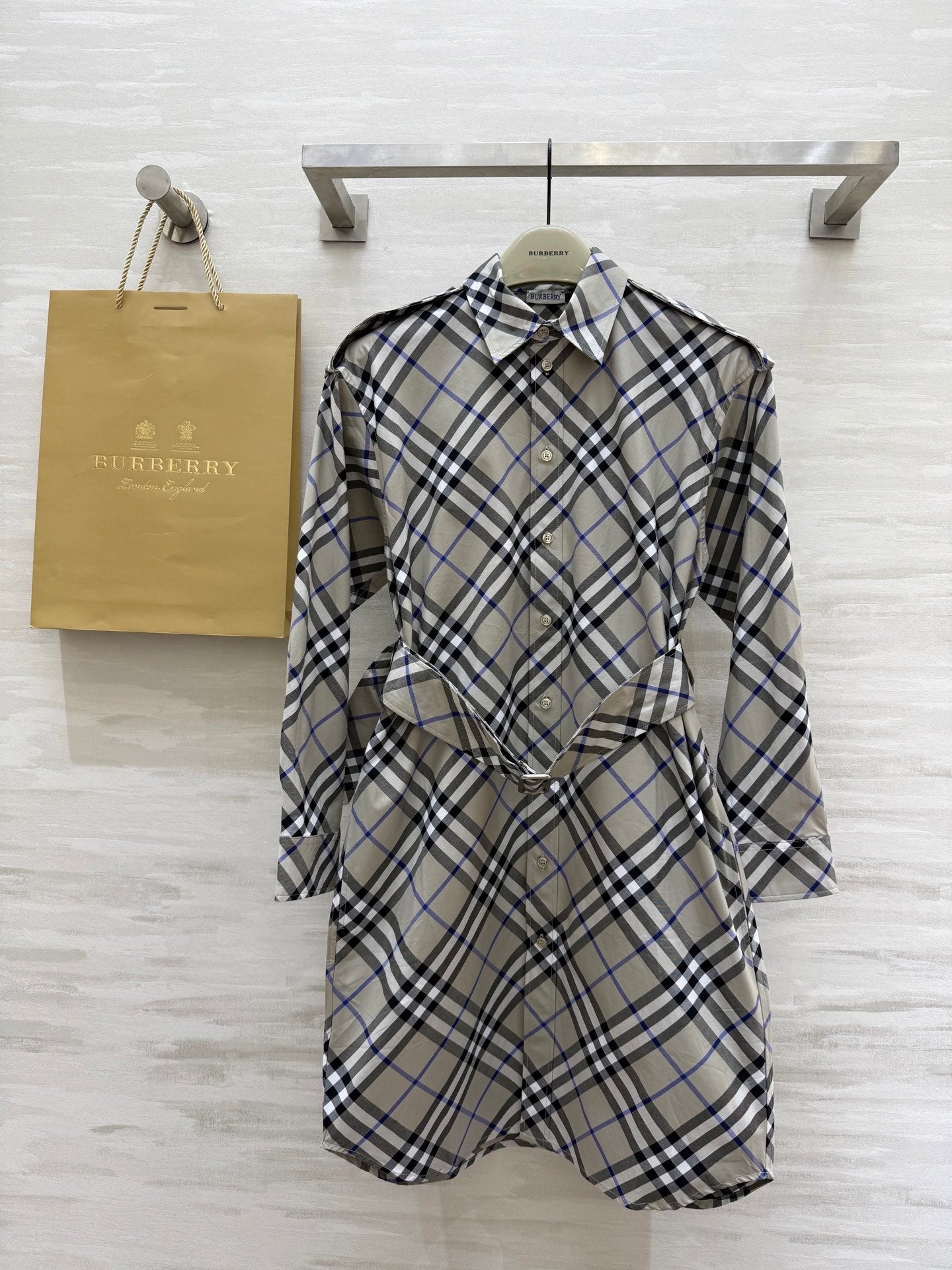 BURBERRY 26S SHIRT DRESS 414