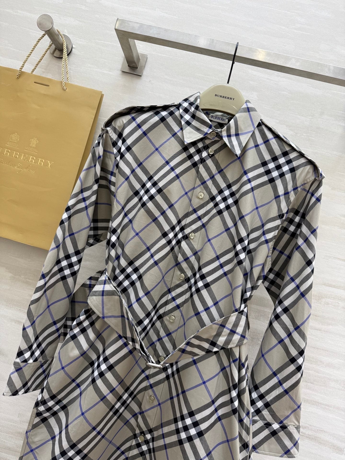 BURBERRY 26S SHIRT DRESS 414
