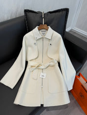 HERMES 25S MID-LENGTH CASHMERE COAT 284