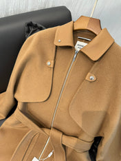 HERMES 25S MID-LENGTH CASHMERE COAT 285