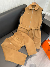 HERMES 25S MID-LENGTH CASHMERE COAT 285