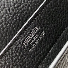 SAC A DEPECHES LIGHT 38 IN BLACK TOGO CALFSKIN