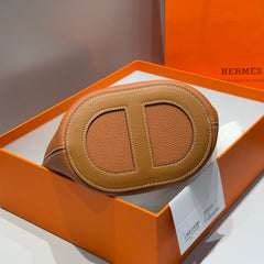 IN THE LOOP 18 IN FAUVE TOGO CALFSKIN SILVER HARDWARE