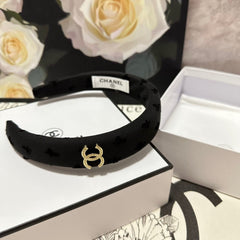 BLACK FABRIC HAIRBAND 432839