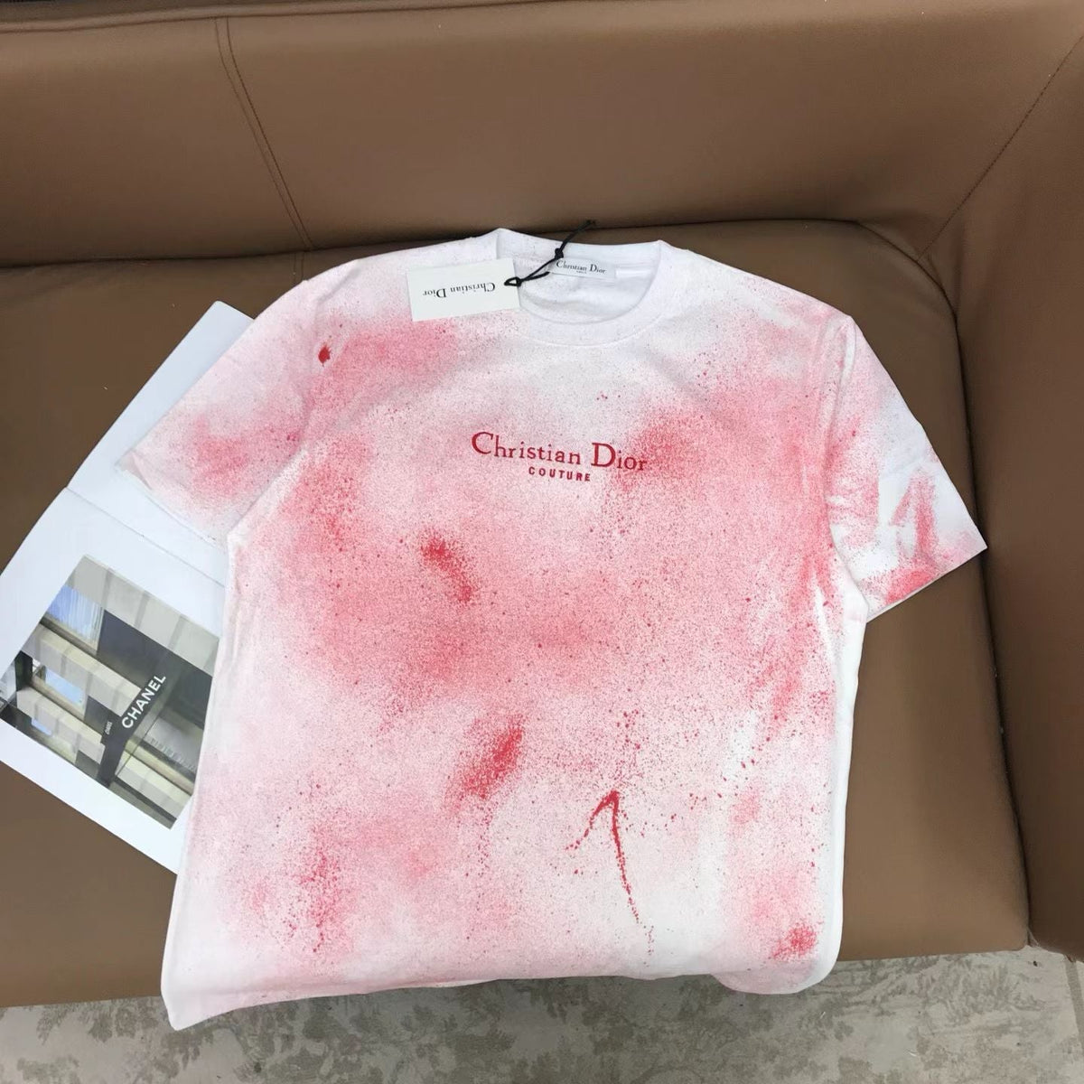 DIOR 25S SHORT-SLEEVE CREW NECK T-SHIRT 857