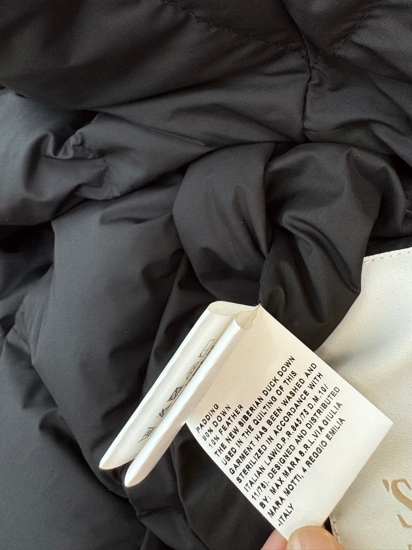 MAX MARA 25S LONG DOWN JACKET 080