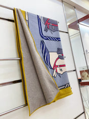 BLANKET 180 CM IN COLORFUL LAMBSWOOL AND CASHMERE 256061