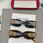 RECTANGULAR FRAME SUNGLASSES 58006 IN ACETATE