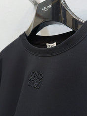 Loewe Slit T-shirt Black Cotton