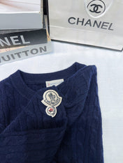 MONCLER 25S LONG-SLEEVE CREWNECK SWEATER 380