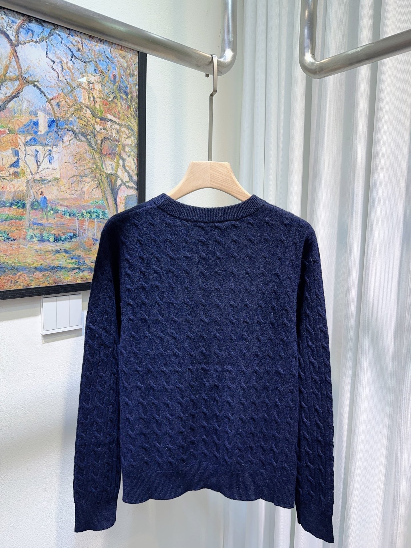 MONCLER 25S LONG-SLEEVE CREWNECK SWEATER 380