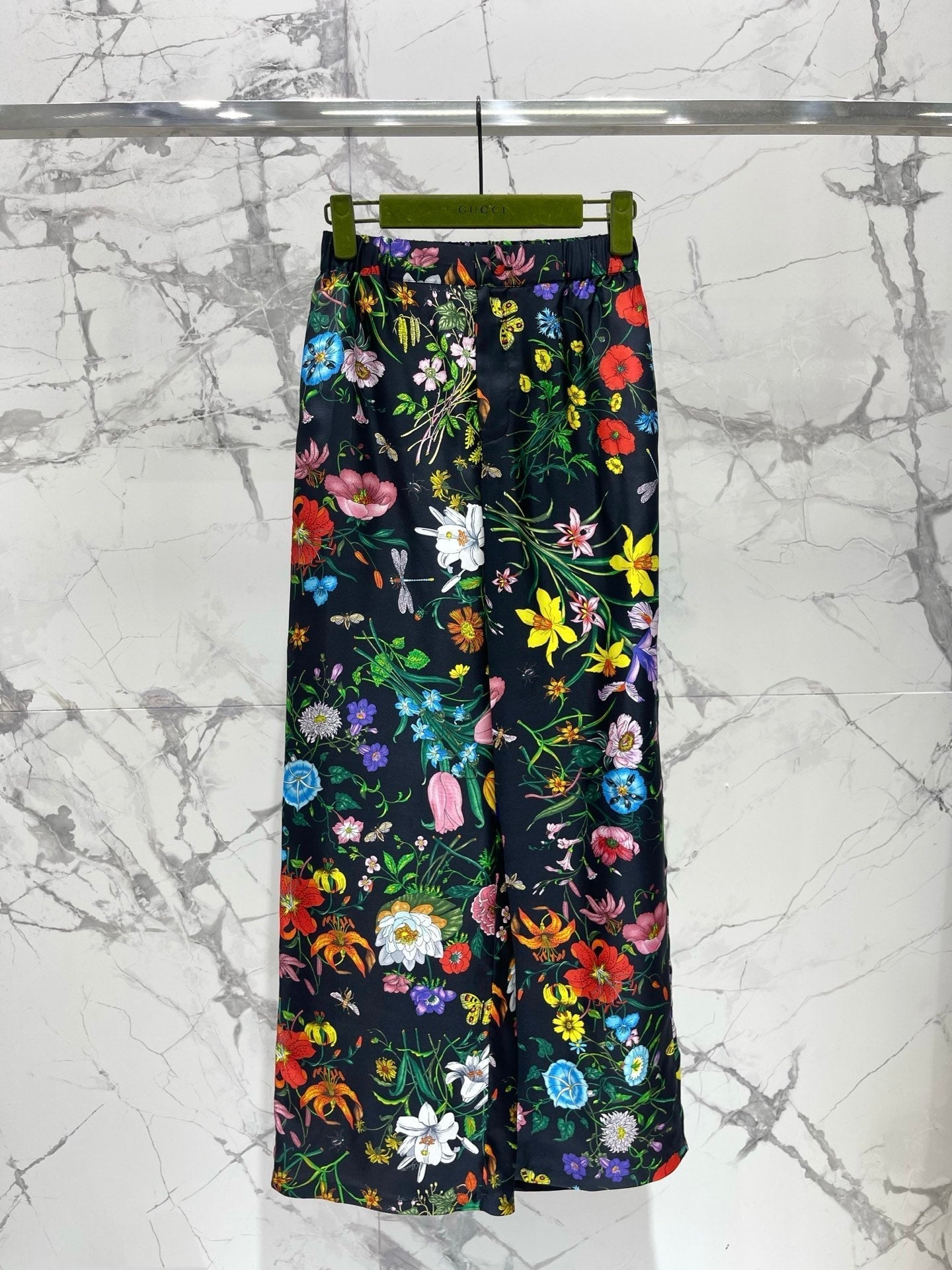 GUCCI 26S WIDE-LEG PRINTED PANTS 77