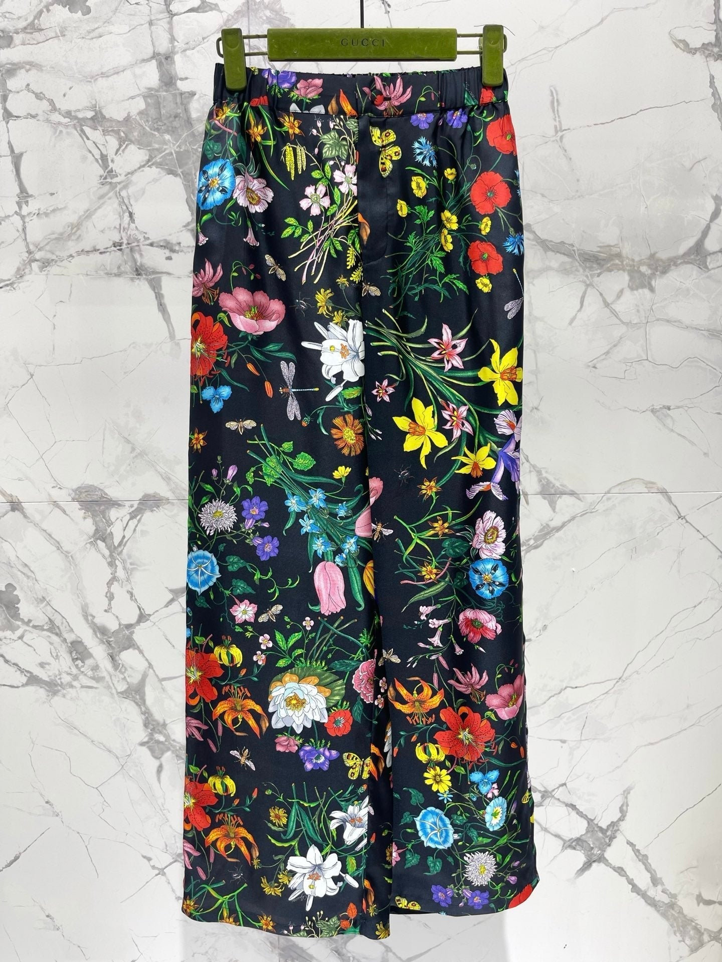 GUCCI 26S WIDE-LEG PRINTED PANTS 77