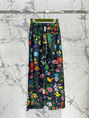 GUCCI 26S WIDE-LEG PRINTED PANTS 77