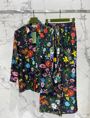 GUCCI 26S WIDE-LEG PRINTED PANTS 77