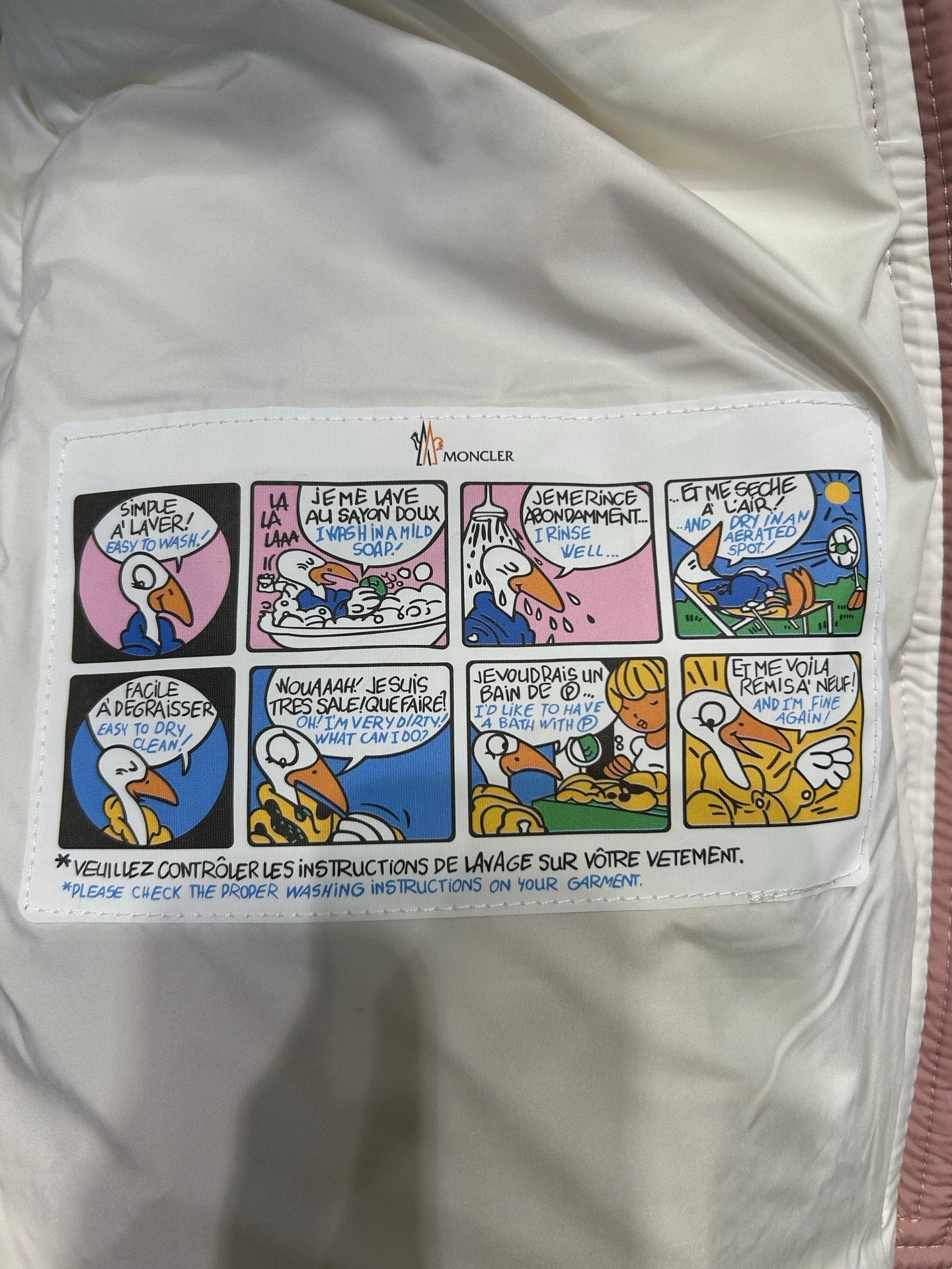 MONCLER 25S PUFFER JACKET IN PINK 012