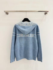 DIOR 25S HOODED KNIT CARDIGAN 598