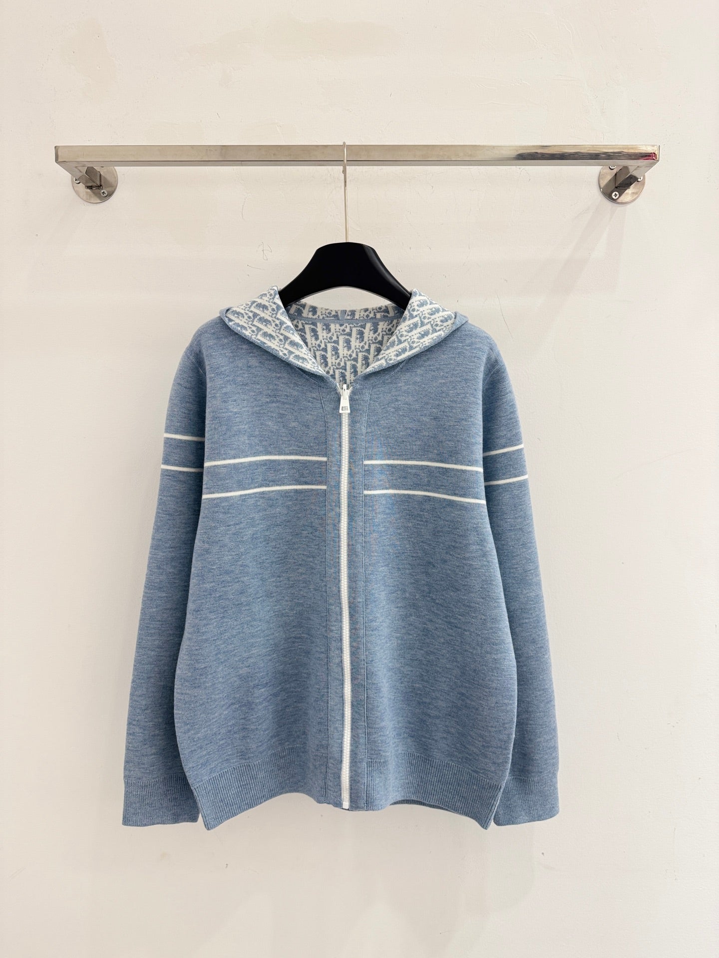 DIOR 25S HOODED KNIT CARDIGAN 598
