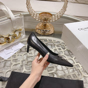 HIGH-HEELS 5 CM IN BLACK CALFSKIN