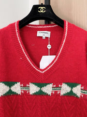 CHANEL 26S V-NECK SWEATER 855