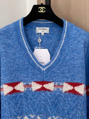 CHANEL 26S V-NECK SWEATER 854